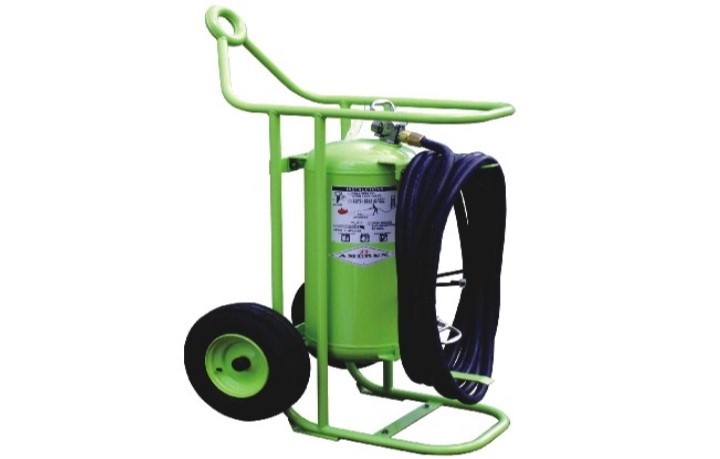 Wheeled Halon 12-11 Extinguisher